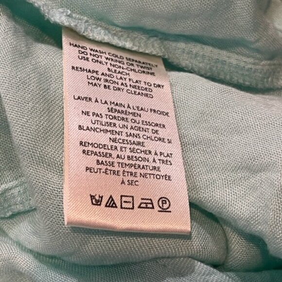 Free People Perfect Day Mini Dress with Smocking Details in Clear Skies Blue – S - Picture 8 of 8